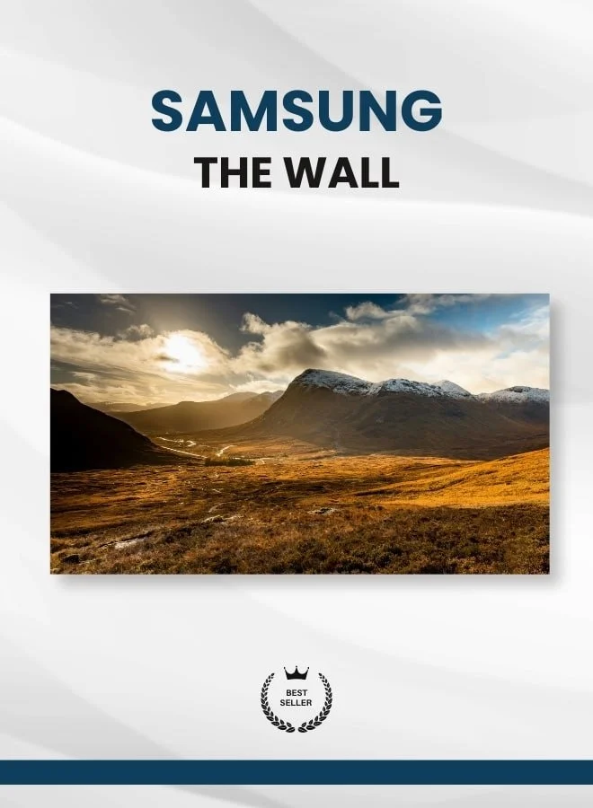 Ultra-HD The Wall Series Micro LED Display (146 Inch, Black) 3u9tk