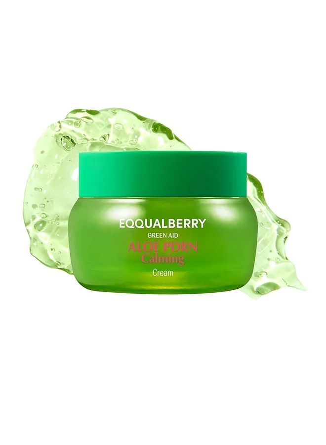 Eqqualberry Aloe PDRN Calming Cream Premium Hydrating Face Moisturizer for All Skin Types (50 mL) 01a4c