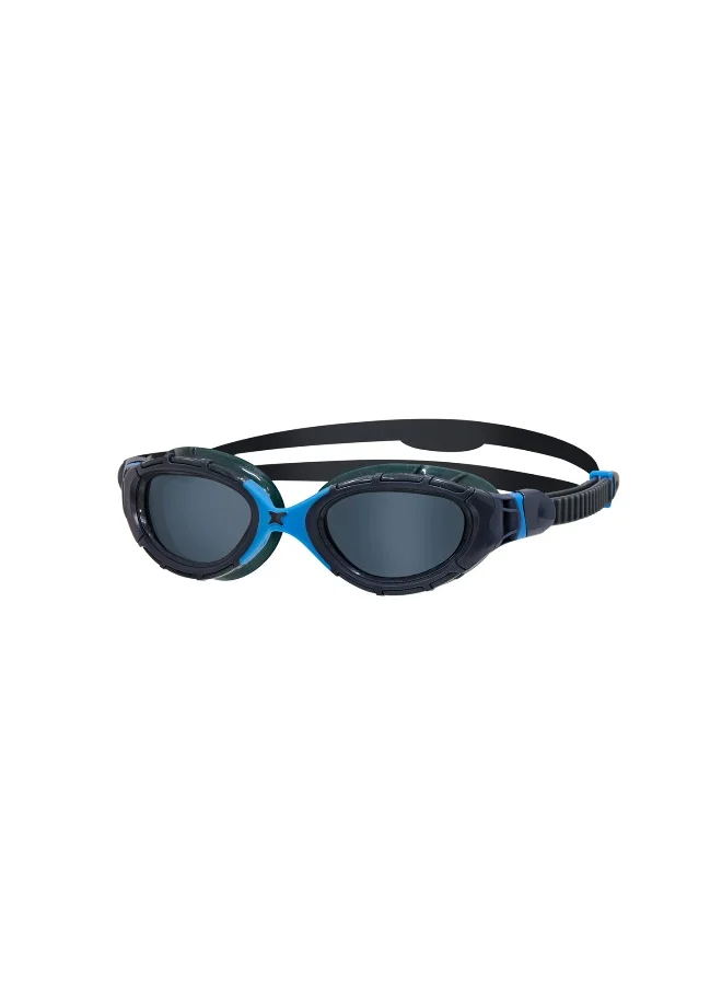 Zoggs Predator Flex Swimming Goggles Premium UV Protection Anti-Fog Lens (Unisex, One Size) 8h57n