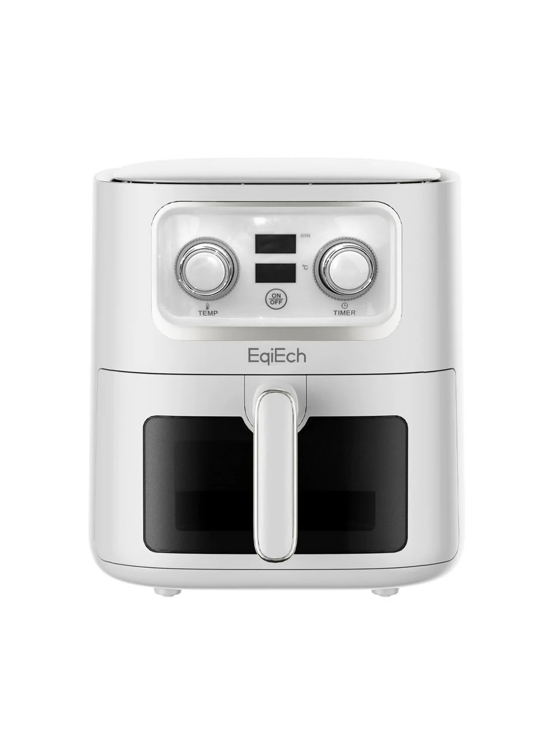 EqiEch Smart Air Fryer 10L Large Capacity Premium Kitchen Appliance (White, 1500W) pj1ga
