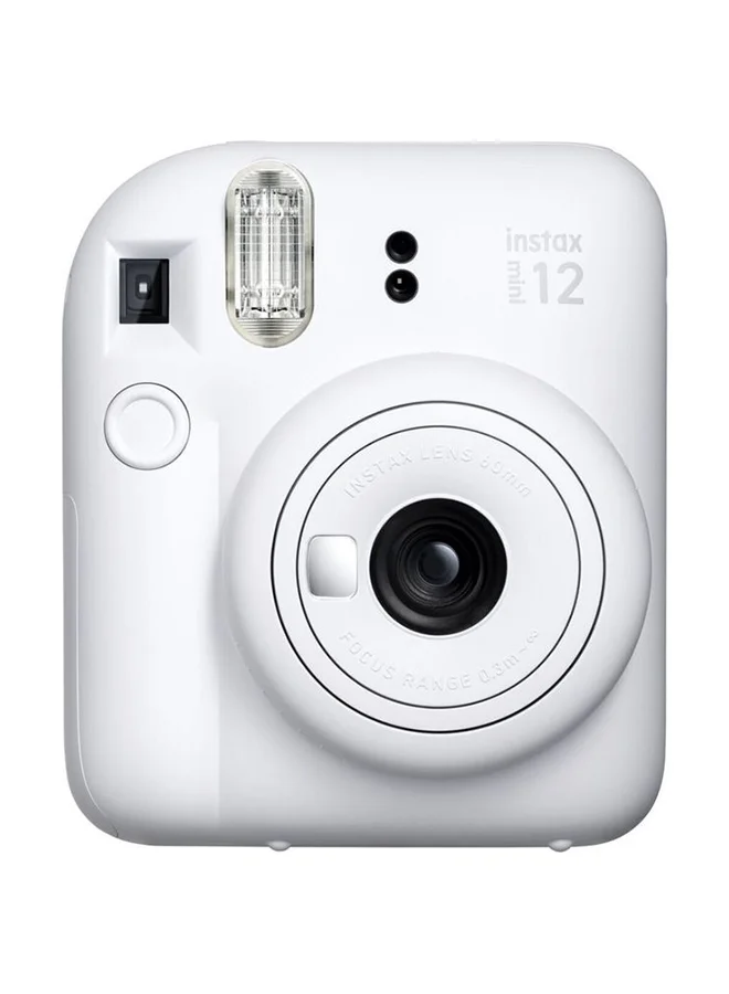 Instant Film Camera Compact Portable Photography Device (Clay White, 16 MP) avfe1