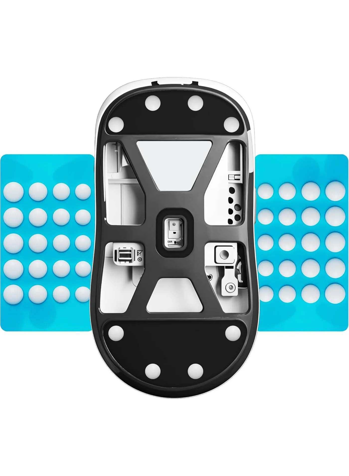 ESPTIGER Gaming Mouse Skates ICE PTFE V2 Professional Smooth Glide Feet (Universal DIY Dots, 40 Pieces) fiqs3