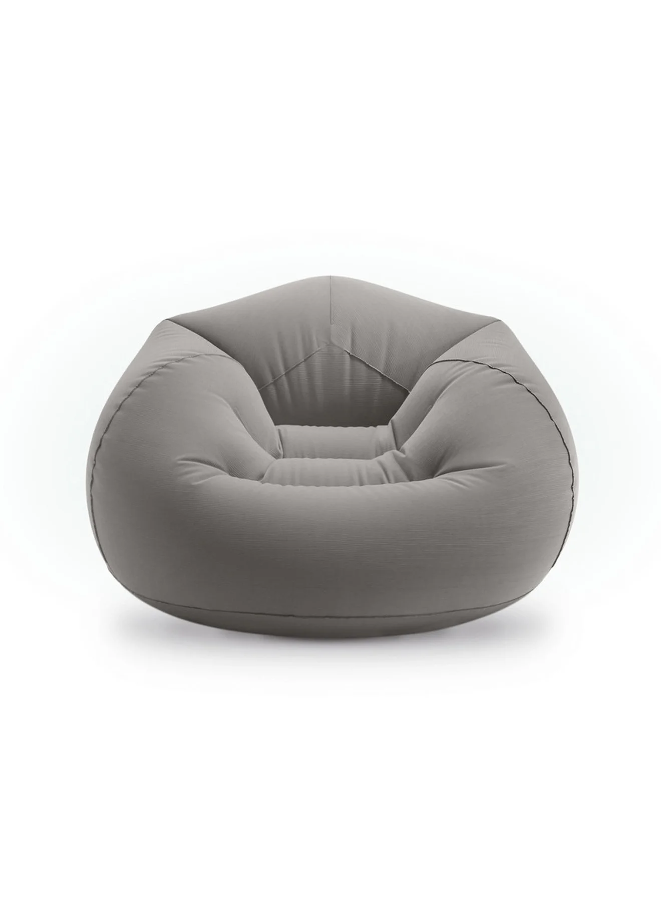 Premium Inflatable Beanless Lounge Chair Velvet Finish (114 x 114 x 71 cm) ubqcb