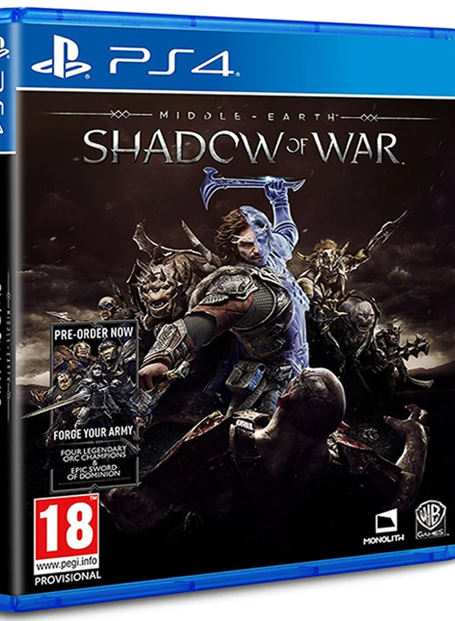 Middle Earth Shadow of War Adventure Action Game for Console (International Version) mq8u6