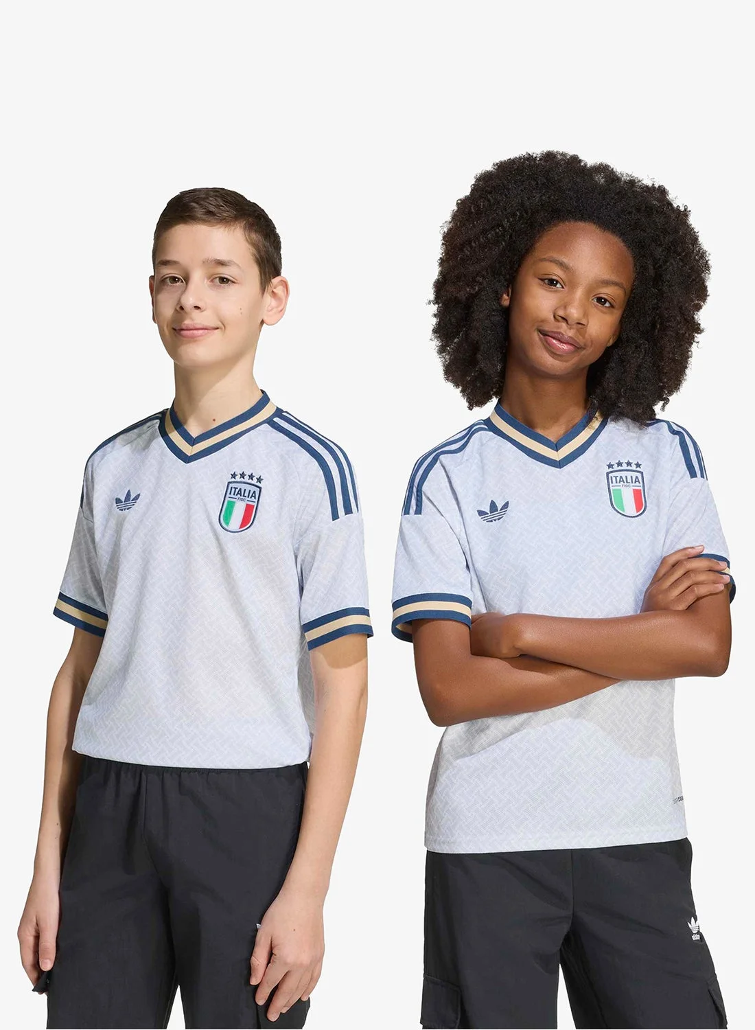 Sport Italy 2026 Away Jersey Premium Breathable Soccer Shirt for Kids (White, Youth Large) xuh7y