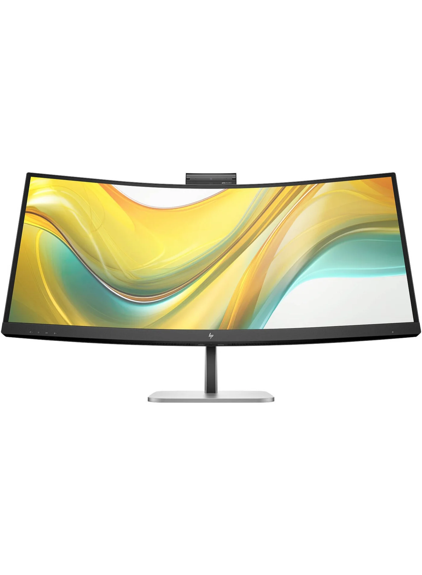 Premium 34-Inch Curved WQHD Conferencing Monitor with Integrated 5MP Webcam and USB-C Connectivity (Black, 34 Inch) k1p4r