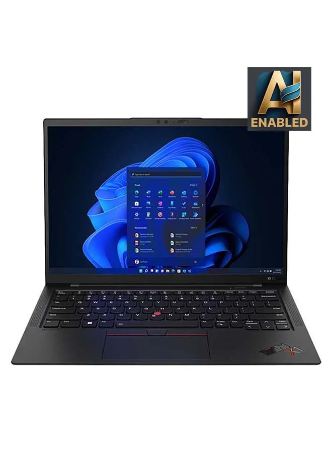 Premium 14-Inch Business Laptop, Ultra 7 Processor, 16GB RAM, 1TB SSD, Windows 11 Pro, English/Arabic Keyboard (Black) zp6o3