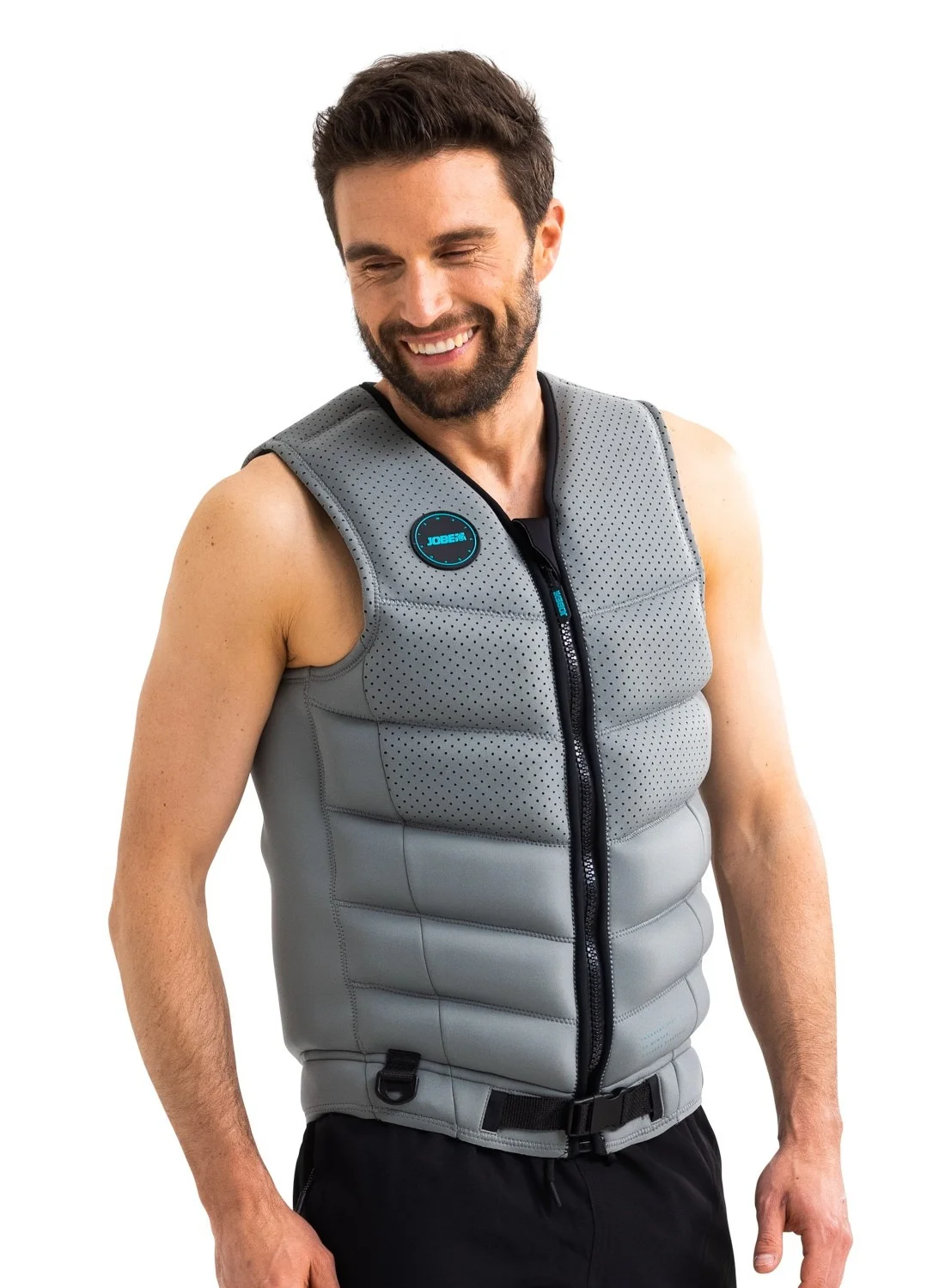 JOBE Fragment Life Vest Premium Buoyancy Aid for Men (Grey, Large) hz3e8