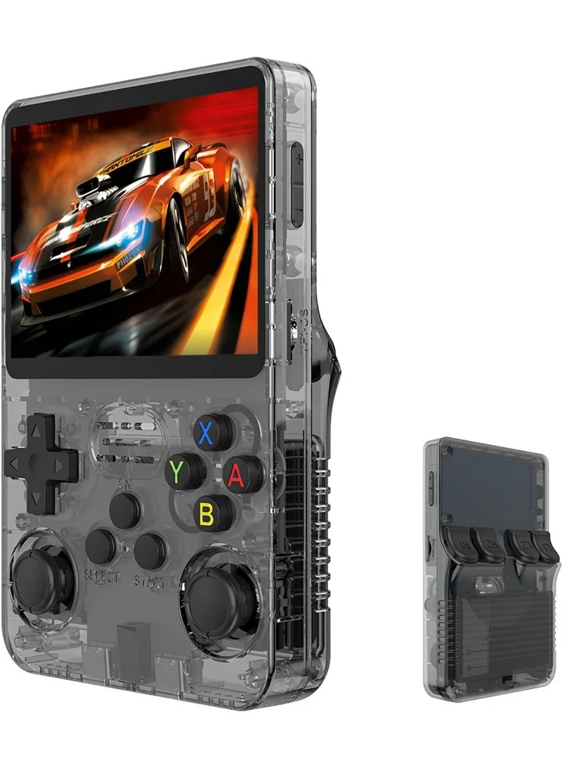 Gulf Trend R36S Retro Handheld Game Console 3.5 Inch IPS Display Portable Emulator Gaming Player (64GB, Black) an5r8