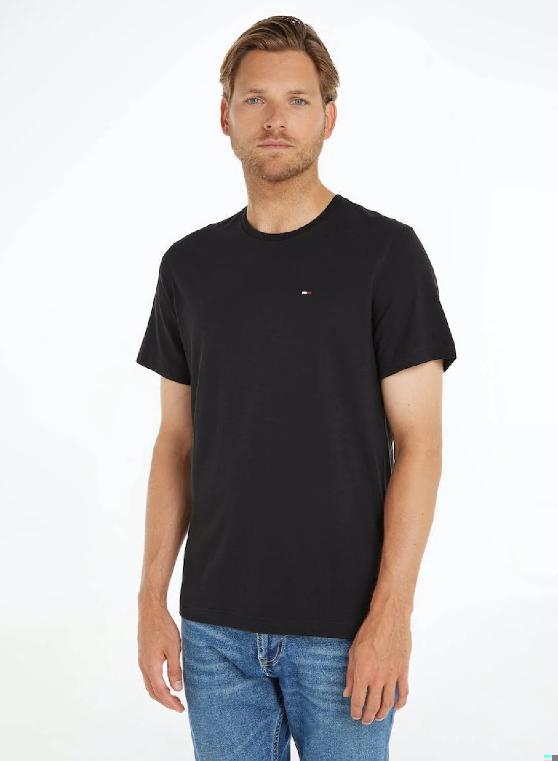 Premium Extra Slim Short Sleeve T-Shirt (Solid, Adult) xc25h