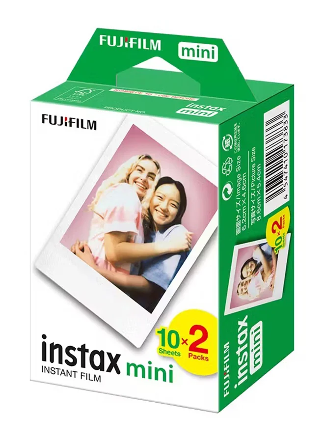 Premium Instant Photo Film Paper (20 Sheets, White) for Instant Cameras qskae
