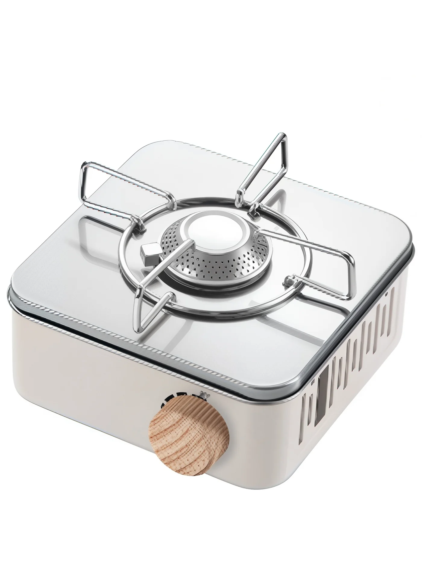 SMARTX Portable Mini Camping Gas Stove with Piezo Ignition Wind-Resistant Outdoor Backpacking Cooking Gear (Compact Size) h2uq4