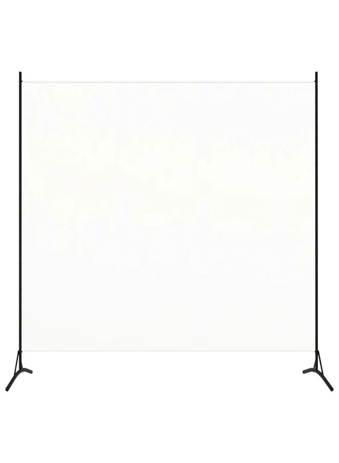 VidaXL 1-Panel Room Divider Privacy Screen (White, 175x180 cm) i2zhv