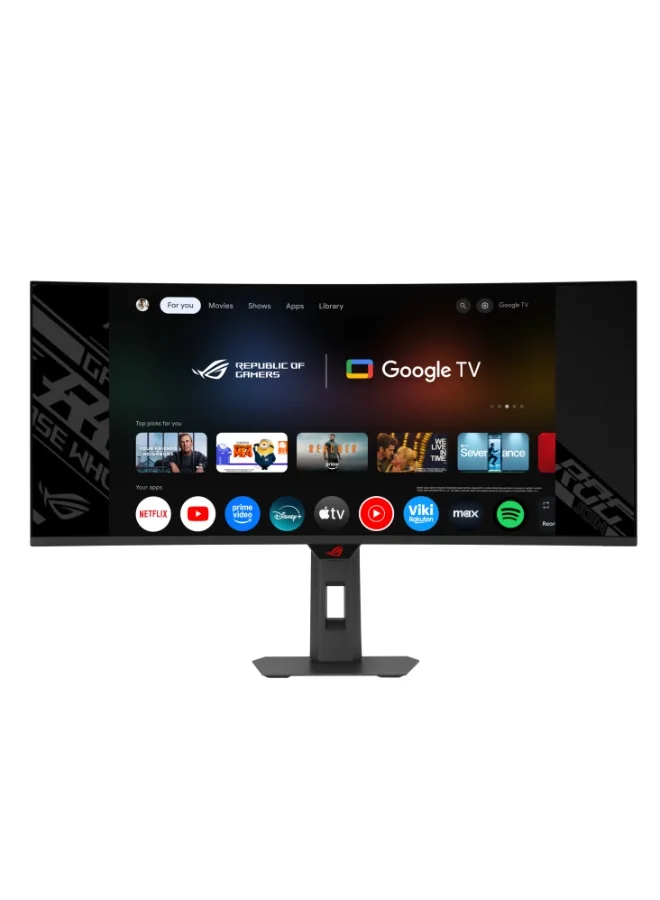 Premium 34-inch Curved QD-OLED Gaming Monitor, WQHD 3440¡Á1440 Resolution, 240Hz Refresh Rate, 0.03ms Response Time, Smart Display (Black, 34 inch) kl8i1