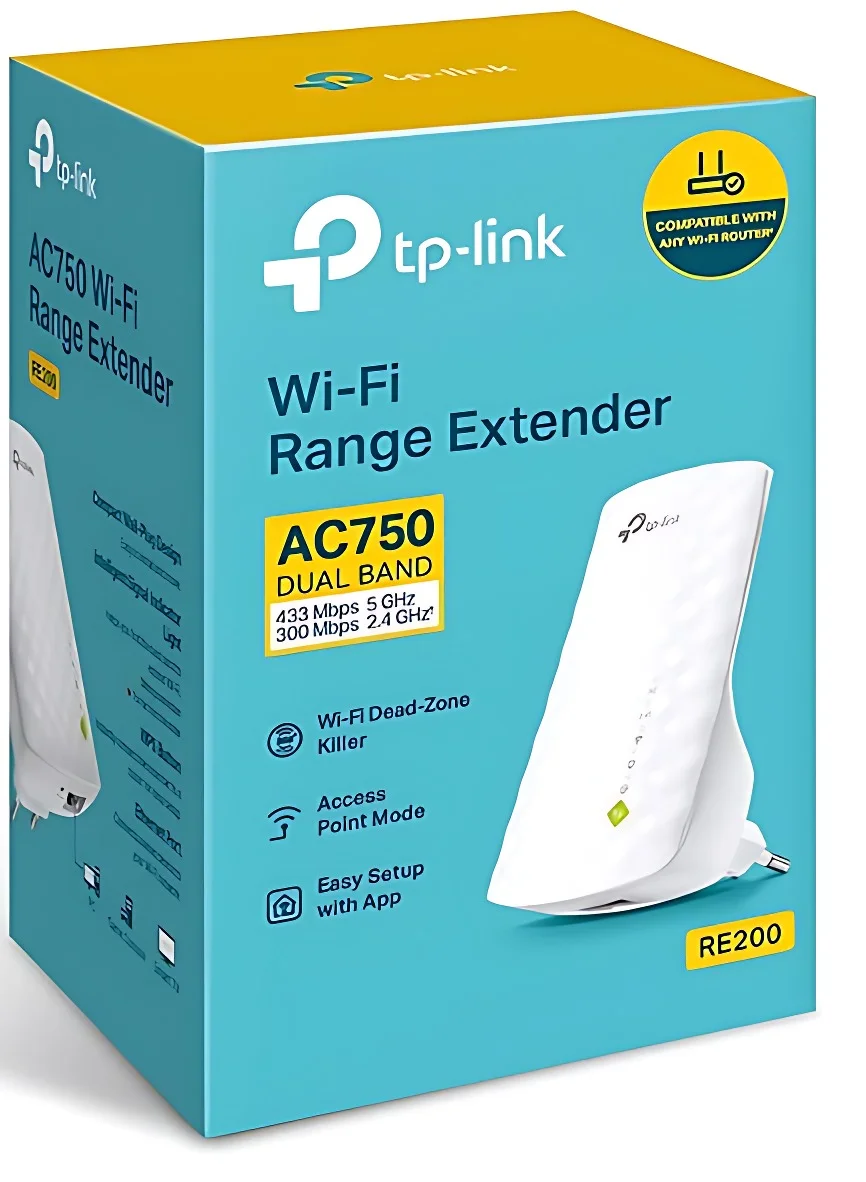 Premium AC750 Wi-Fi Range Extender High-Speed Wireless Signal Booster (White, 1 Unit) jui44