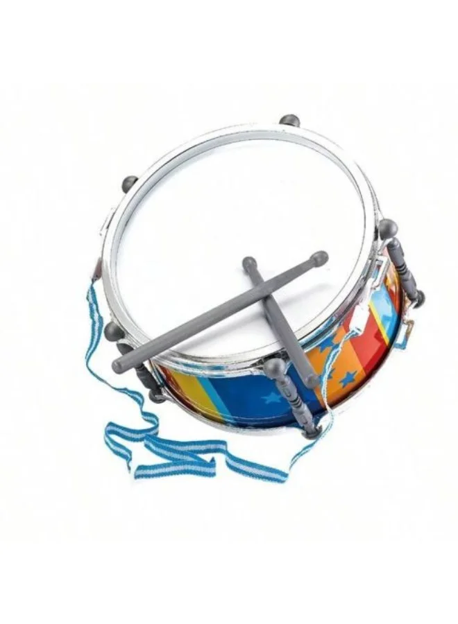 PROMASS Kids Musical Drum Set with Drumsticks and Adjustable Strap (Educational Percussion Toy for Toddlers, 25 cm) ylg92