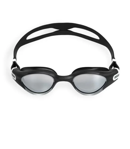 Premium Mirror Swim Goggles Professional Watertight Fitness Eyewear for Men and Women (Silver Mirror, One Size) 72v77