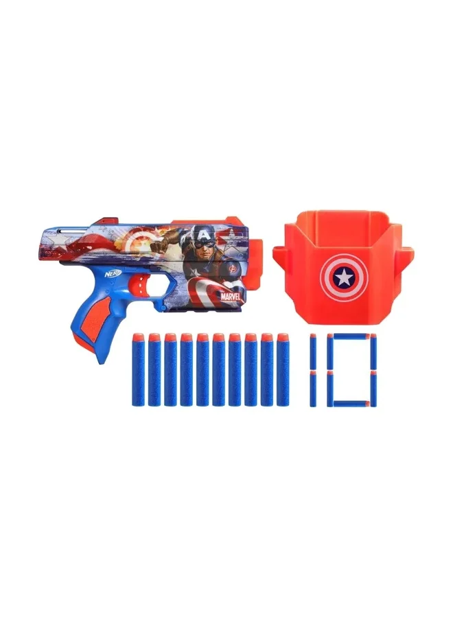 Superhero Shield Blaster Toy Launcher (Premium Plastic, Kids Outdoor Play) u2tpw