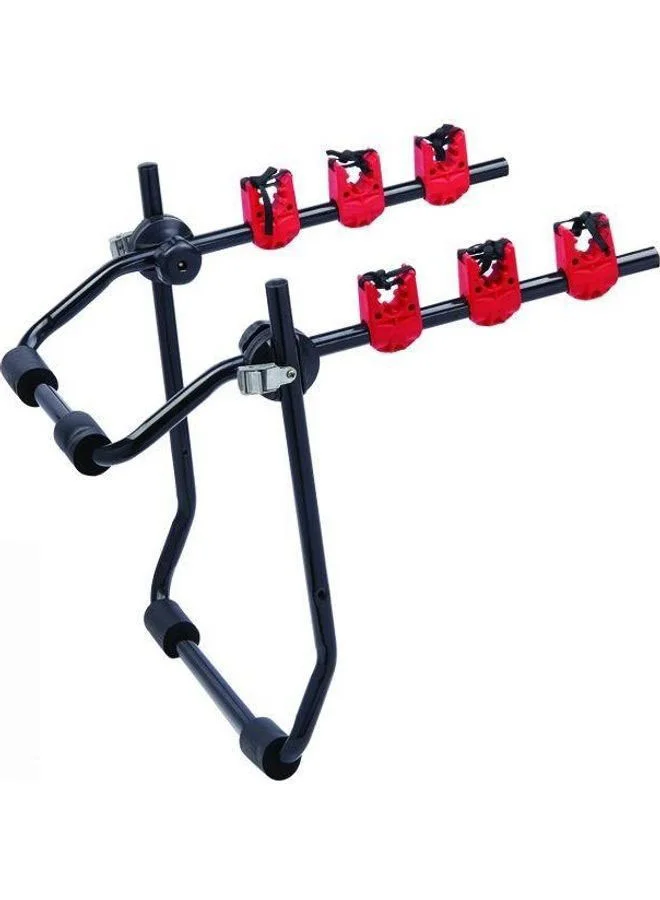 Premium Alloy 3-Bike Carrier Mount Rack for Car Rear Trunk (Universal Fit, 3-Bike Capacity) o0pv3