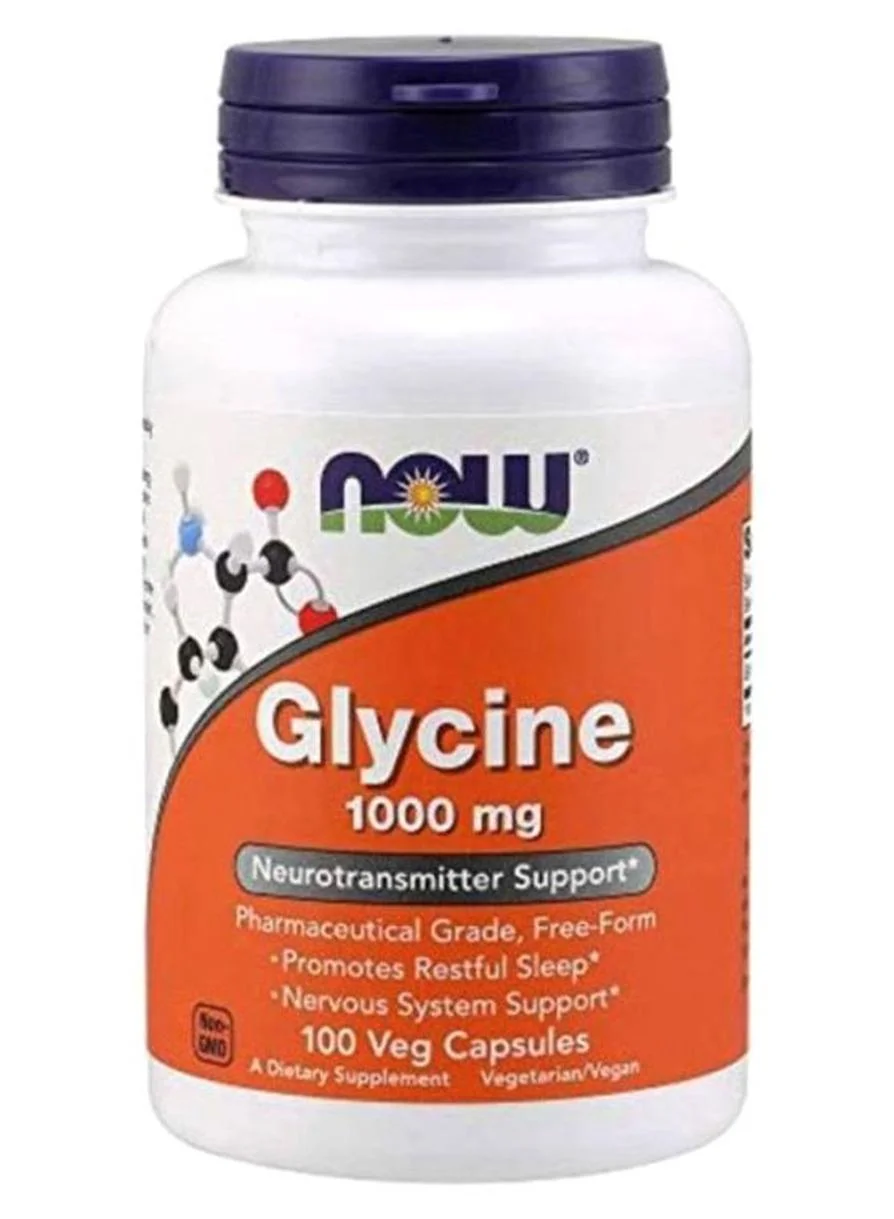 Glycine Amino Acid Supplement 1000mg (100 Capsules) Premium Neurotransmitter Support for Adults 4g6ta