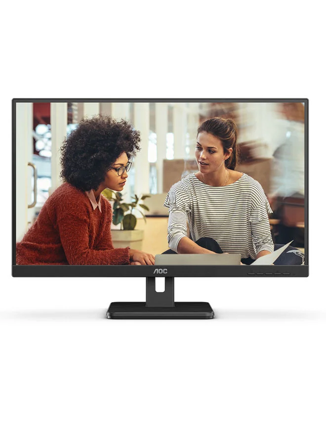 Premium 27 Inch FHD IPS Frameless Monitor with USB-C HDMI DisplayPort and Height Adjustable Stand (Black, 27 Inch) pcbta