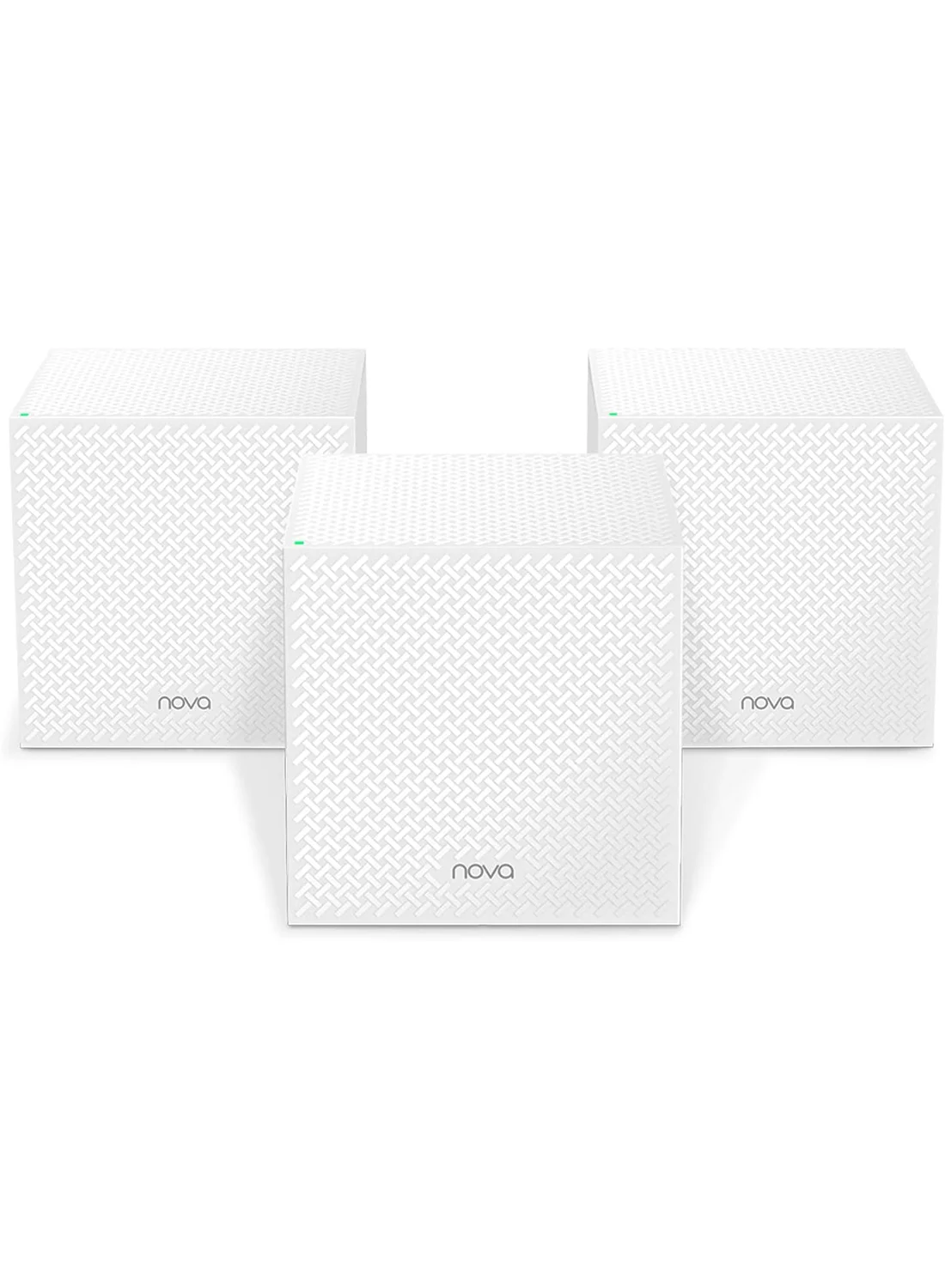 Tenda Nova Tri-band Mesh WiFi System (MW12) Whole Home Coverage Gigabit Router (3-Pack, White) z77k5