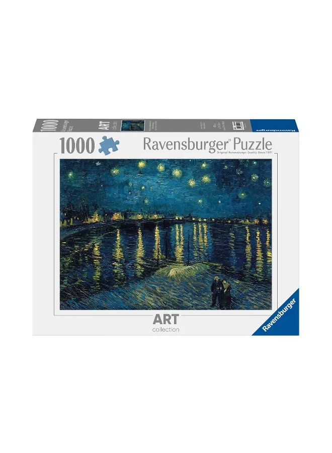 Premium Art Series 1000-Piece Jigsaw Puzzle Starry Night Masterpiece for Adults and Teens gog20