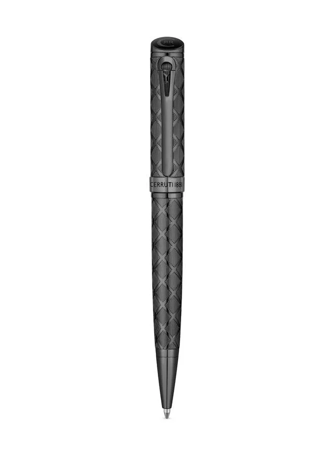 Premium Metal Ballpoint Pen Elegant Executive Writing Instrument (Black, 14 cm) awpmn