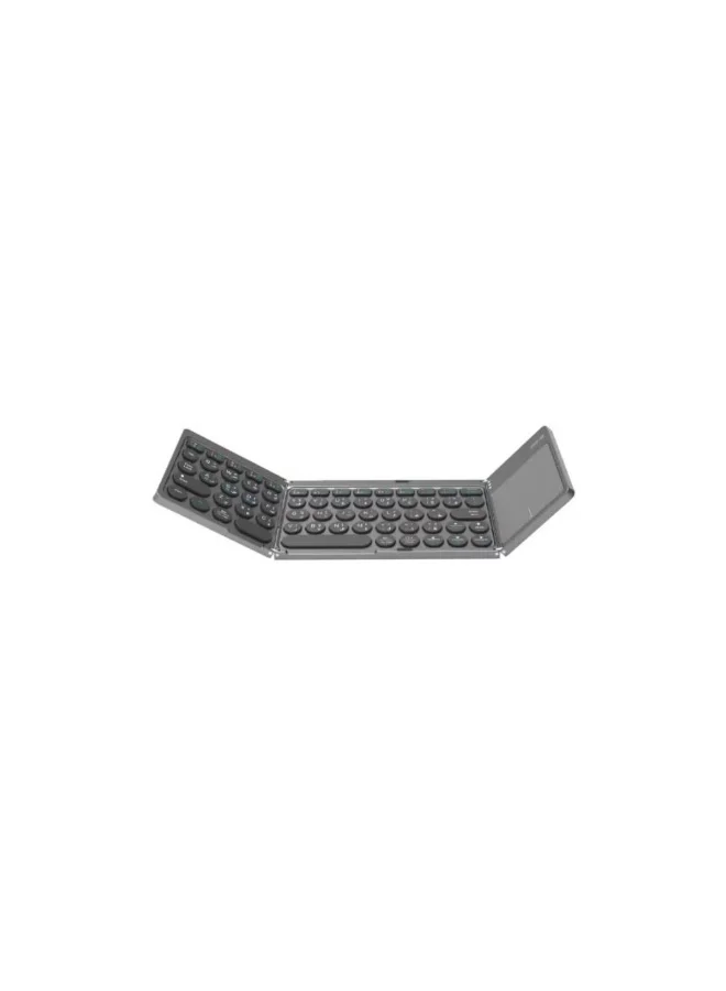 Green Lion Tri-Fold Wireless Keyboard with Touchpad Arabic & English Layout Bluetooth 5.0 (Green) m2j1h