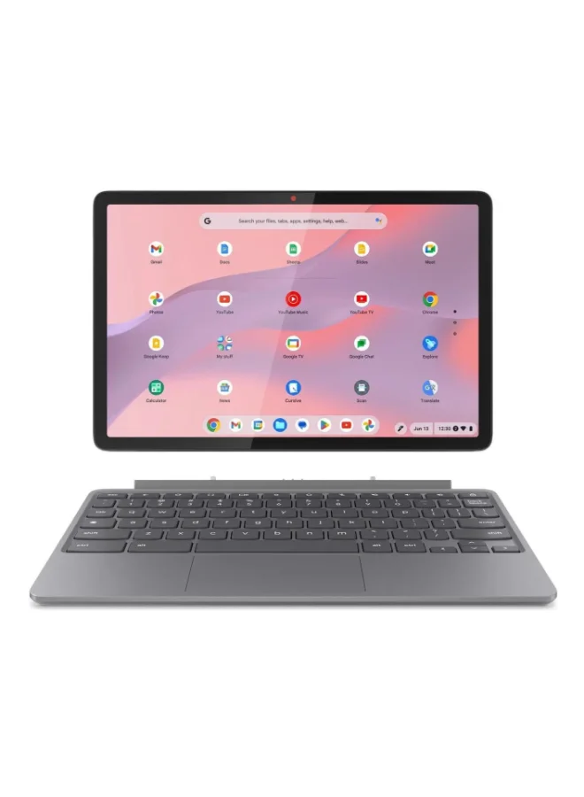 Premium 2-in-1 Touchscreen Laptop 11 Inch WUXGA Display 8GB RAM 128GB Storage with Stylus and Keyboard (Luna Grey) njgnm