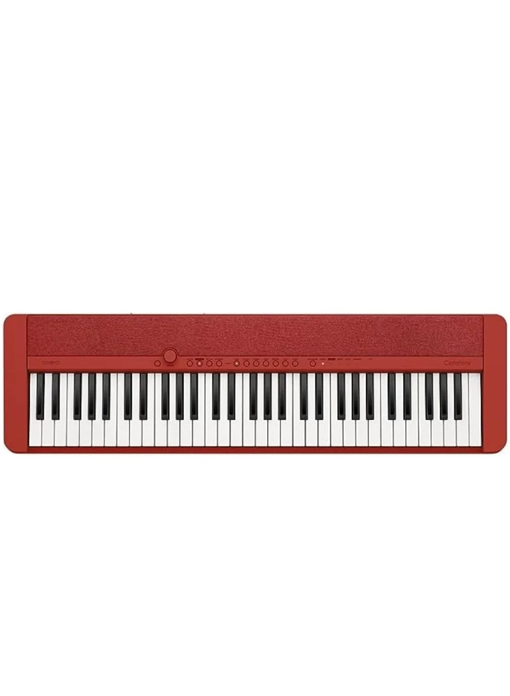 Premium 61-Key Portable Digital Keyboard Electronic Musical Instrument for Beginners and Students (Red) 2k0up