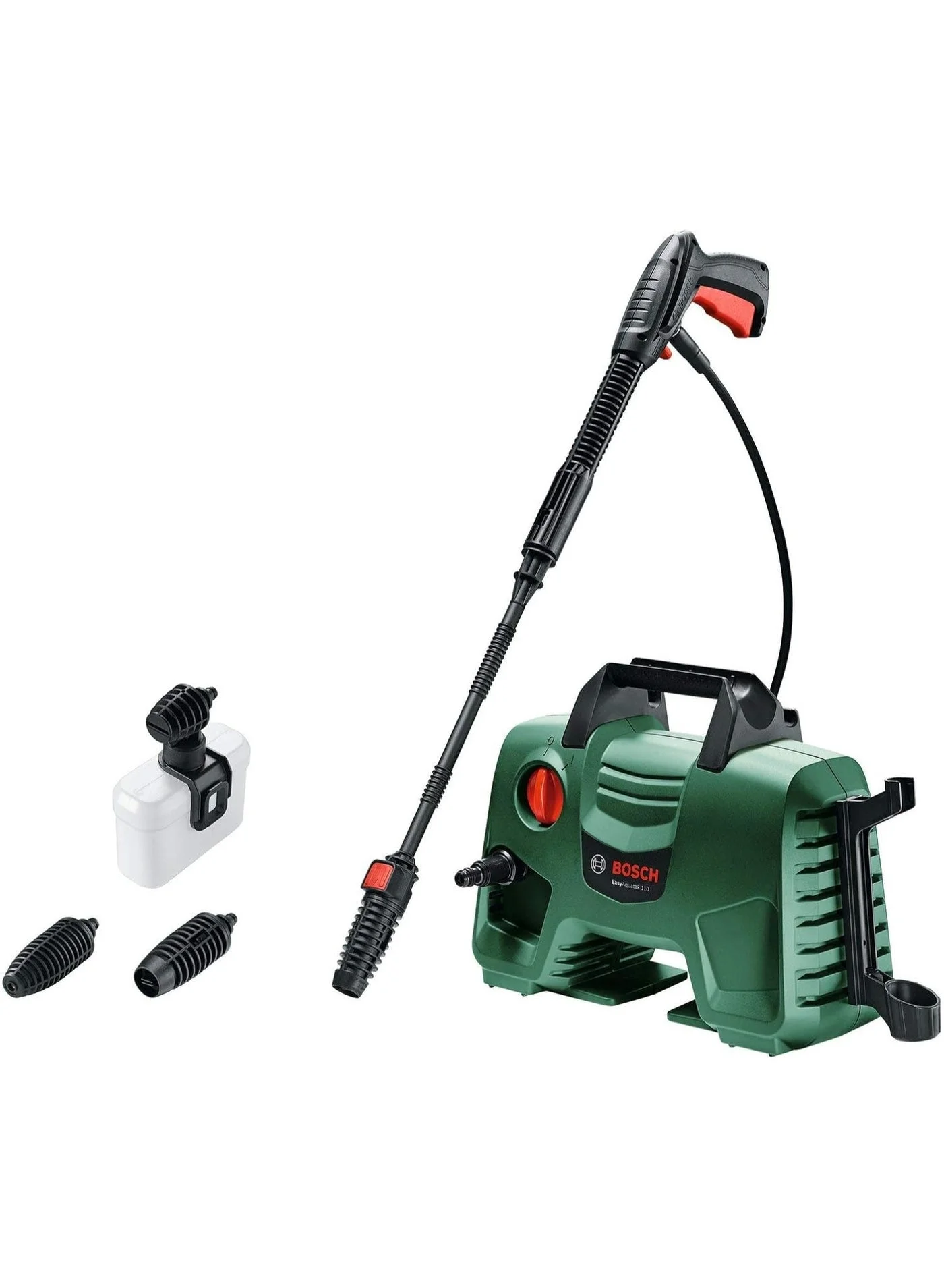 Premium High Pressure Washer 1500W 120 Bar Compact Portable Cleaner for Car Wash and Garden (5m Hose, 450mL Foam Nozzle) 4zwol