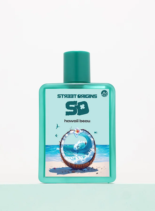 STREET ORIGINS Hawaii Beau Mars Eau De Parfum for Men (Premium Fragrance, 75 mL) kl3wm