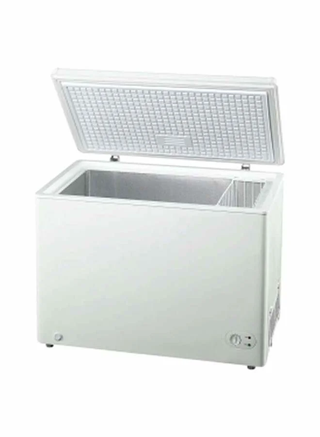 Super General Chest Freezer 250L Compact Deep Freezer with Storage Basket and Lock (White, 99.6 x 56.5 x 83.5 cm) sihll