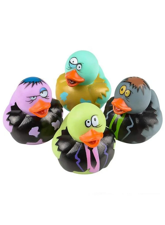 Zombie Rubber Duckies Decorative Bath Toy Set (Multicolor, 5 cm) 51t7o