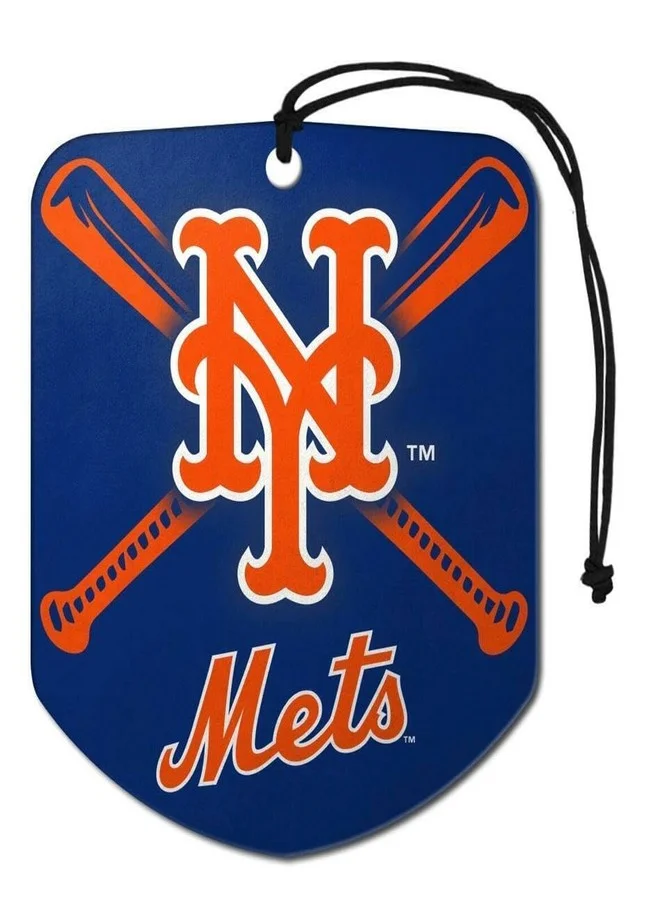 Team ProMark New York Mets Shield Air Freshener Set (2 Pack, Team Colors) lbfvj