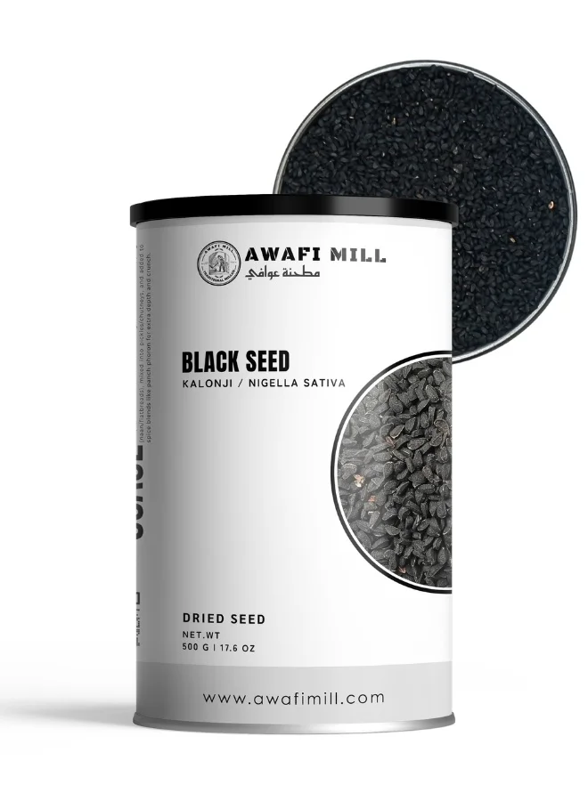 AWAFI MILL Black Seed Nigella Sativa Seeds Premium Culinary Spice (500g) gsw5x