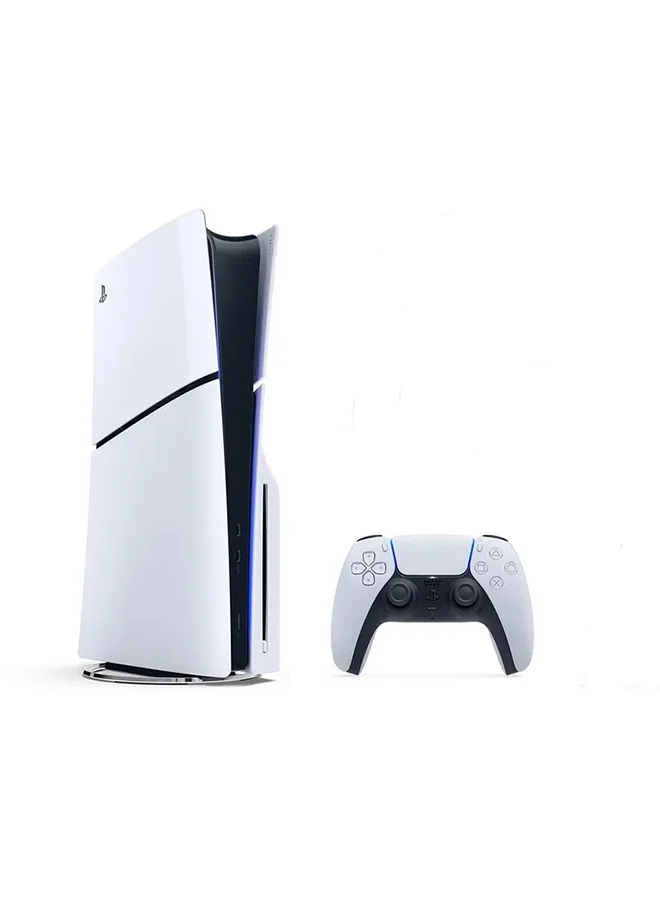 Premium Slim Disc Edition Gaming Console with Wireless Controller (UAE Version) quvax
