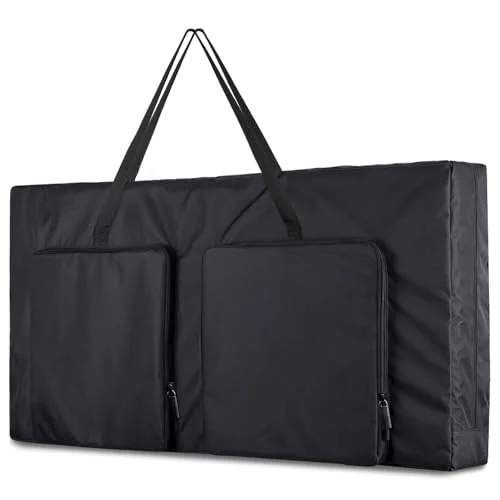 ZKOO Cornhole Board Carrying Case Heavy-Duty 600D Fabric Storage Bag with Extra Pockets for Regulation Size Boards (122 cm x 61 cm) 2kics