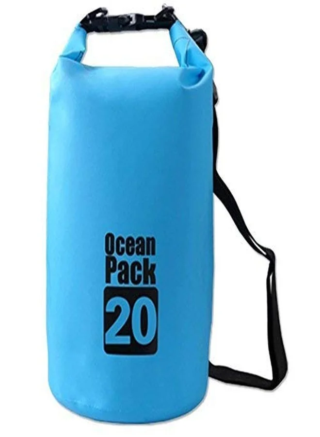 Delzon Waterproof Dry Bag Adventure Sports Pack for Boating Camping and Travel (Multi-Color, 20 Liter) 1upwl