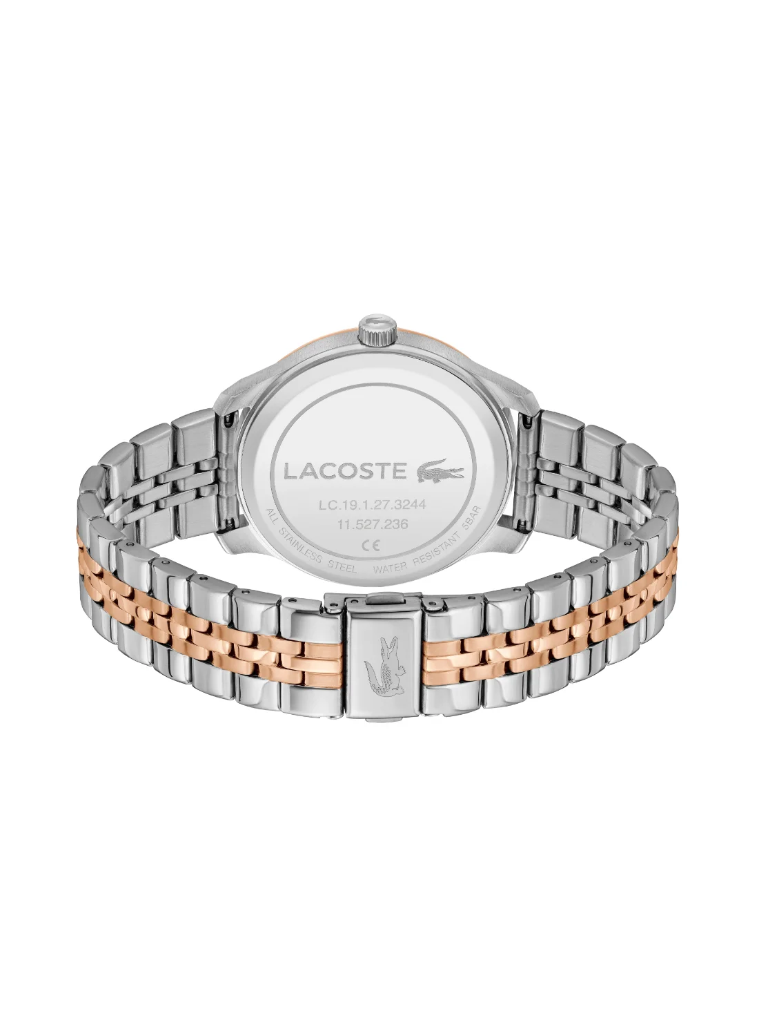 Premium Analog Quartz Watch for Men Two-Tone Stainless Steel Bracelet (42mm) woi01