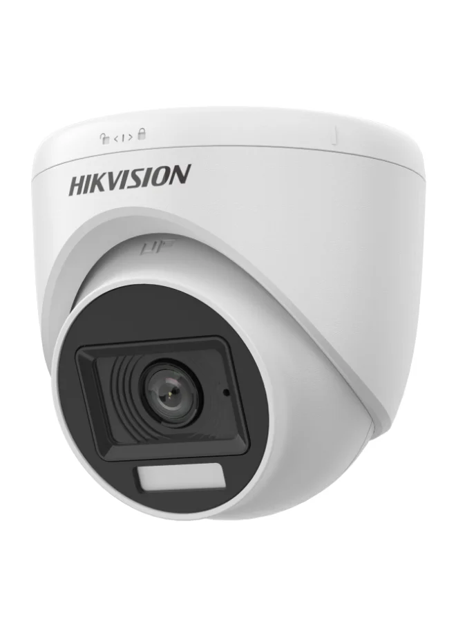 Premium 2MP Analog HD Dome Security Camera 1080p Full HD with Built-in Microphone and Smart Hybrid Light (White, 2.8mm Lens) t0gn1