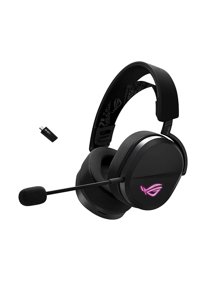 Premium Tri-Mode Wireless Gaming Headset with 50mm Titanium Drivers and RGB Lighting (Black, 309g) jxmaa
