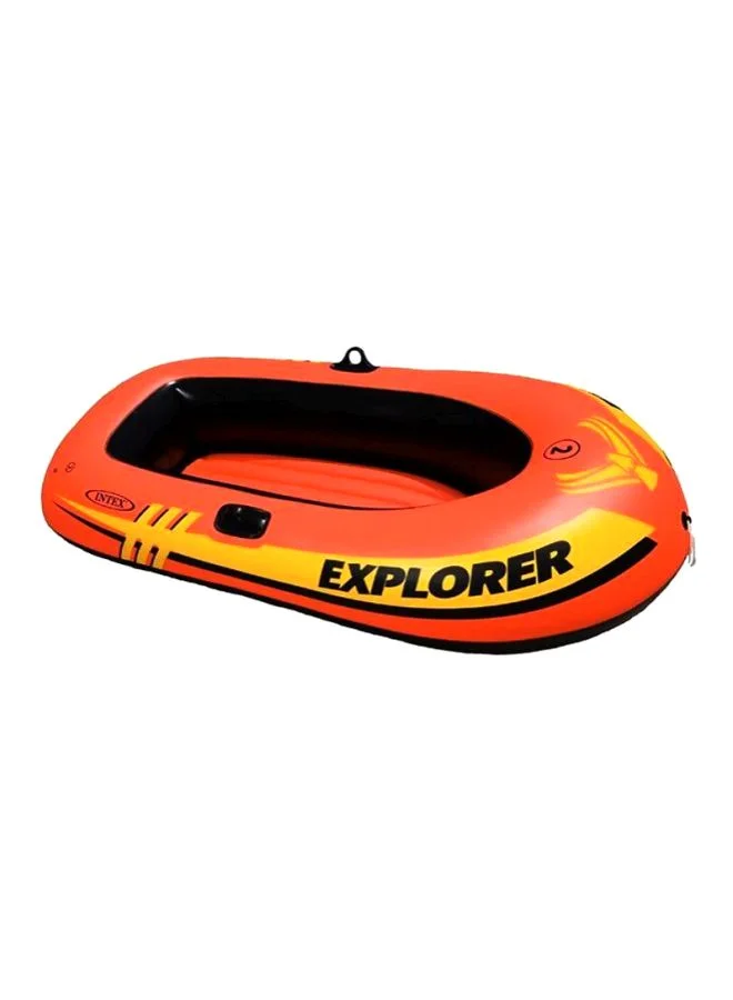 Explorer 200 Inflatable Boat Durable PVC Raft for Recreational Water Use (185 cm x 94 cm) r6i5f