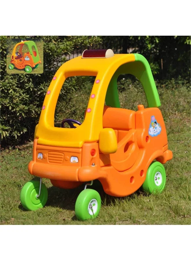 Rainbow Toys Easy Turn Coupe Ride-On Car, Premium Twisting Activity Toy for Toddlers (Indoor and Outdoor Use) hzmlf