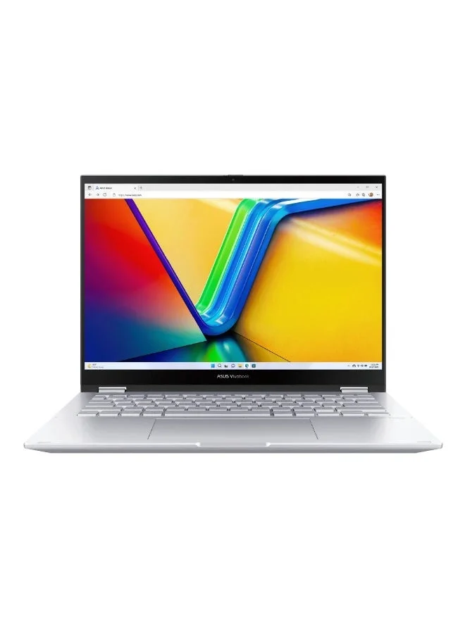 Premium 2-in-1 Touchscreen Laptop 14-inch, Intel Core i5, 16GB RAM, 512GB SSD, WUXGA Display, Windows 11 Home (Transparent Silver, 14-inch) grh98