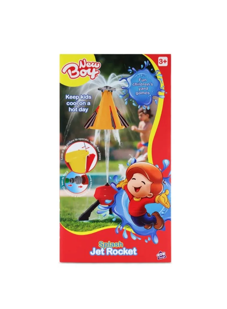 NewBoy Splash Jet Rocket Water Toy Outdoor Summer Activity Set (1 Piece) 71sck