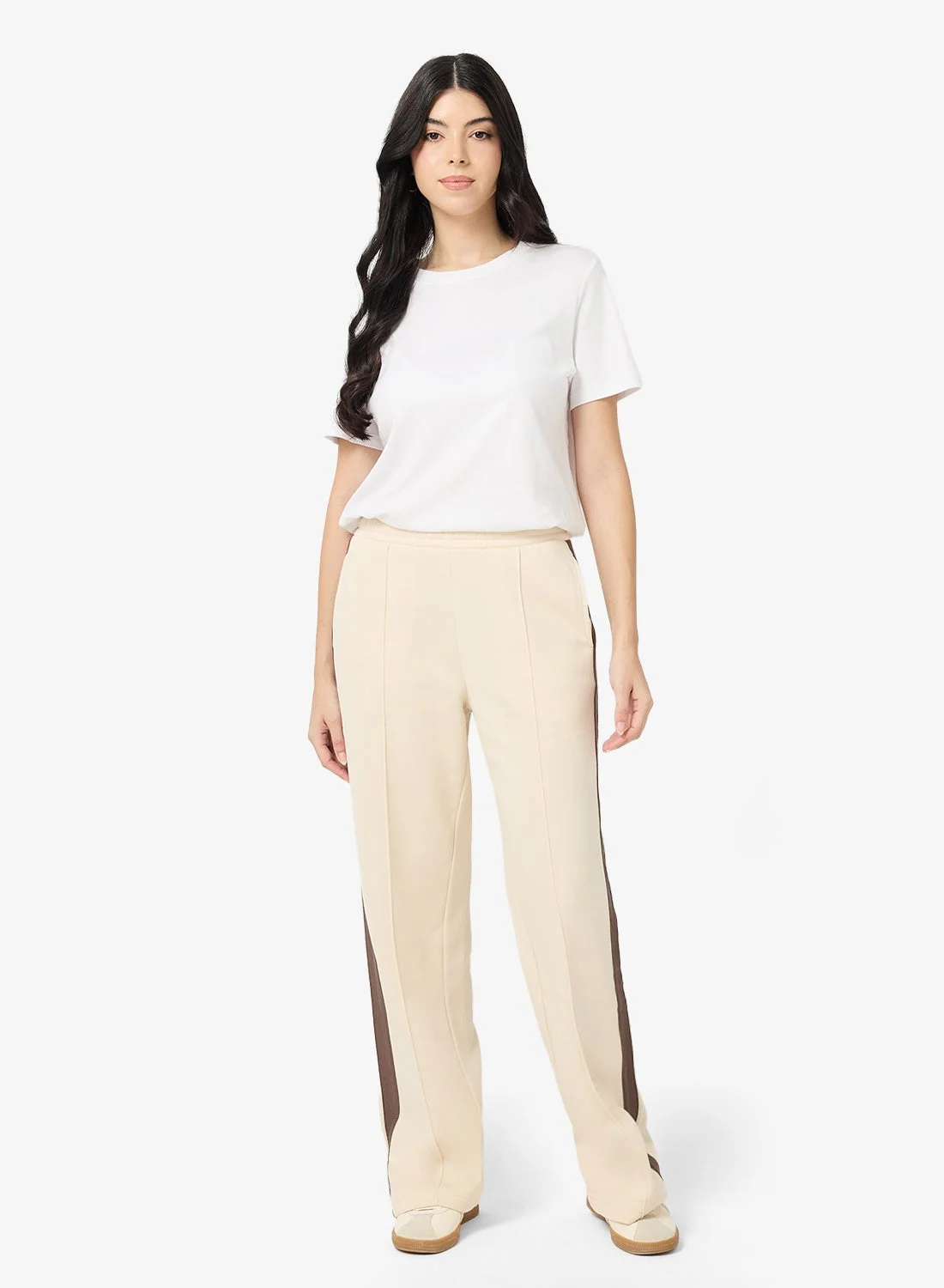 VERO MODA High Waist Straight Leg Trousers Premium Tailored Fit (Black, 32 inch) zrmgc