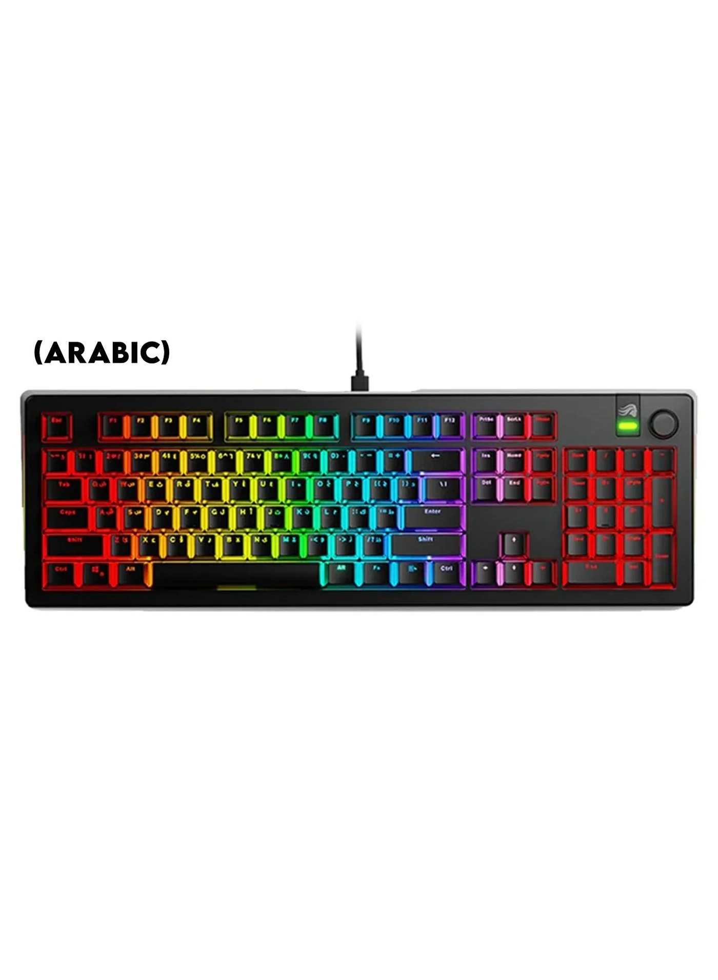 Premium Mechanical Gaming Keyboard with Hall Effect Rapid Trigger and 8K Polling Rate (Black, Full-Size) ymeo7