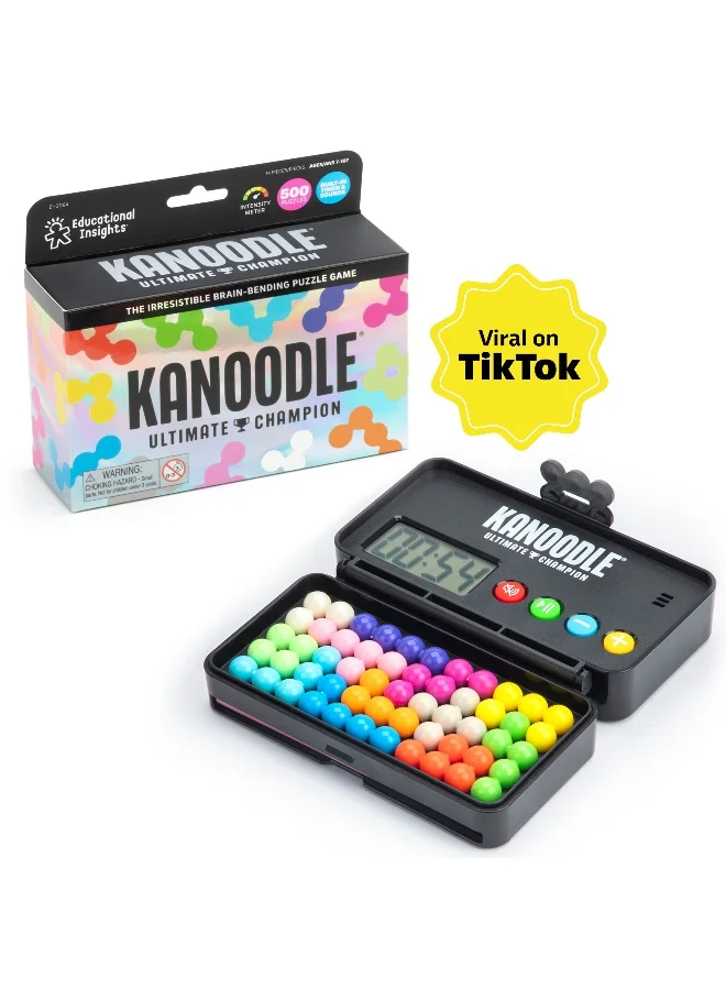 Learning Resources Kanoodle Ultimate Champion Logic Puzzle Game (Multi-Color, 1 Set) 2llkj